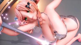 火奴鲁鲁 巨乳舰娘骚穴贴钢管 淫舞高潮内射 3D